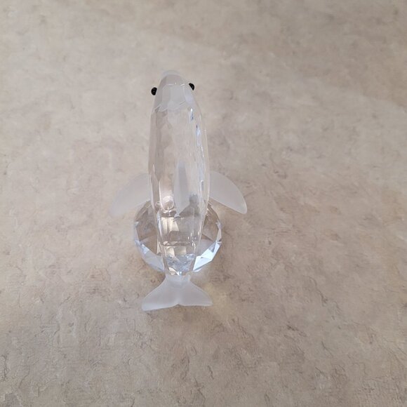 Crystal Dolphin on a Ball Figurine / Paper Weight - Picture 4 of 8